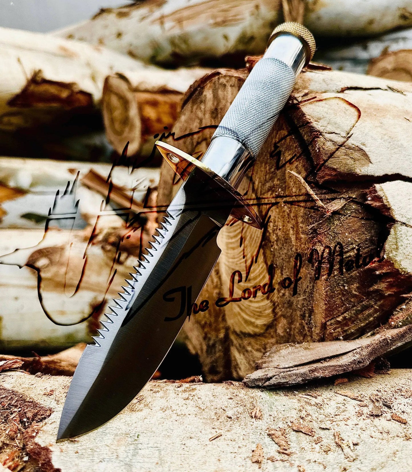 Handmade Randall Knife – High Carbon Steel Bowie with Silver Handle – Hunting Knife Unique Blades Runner