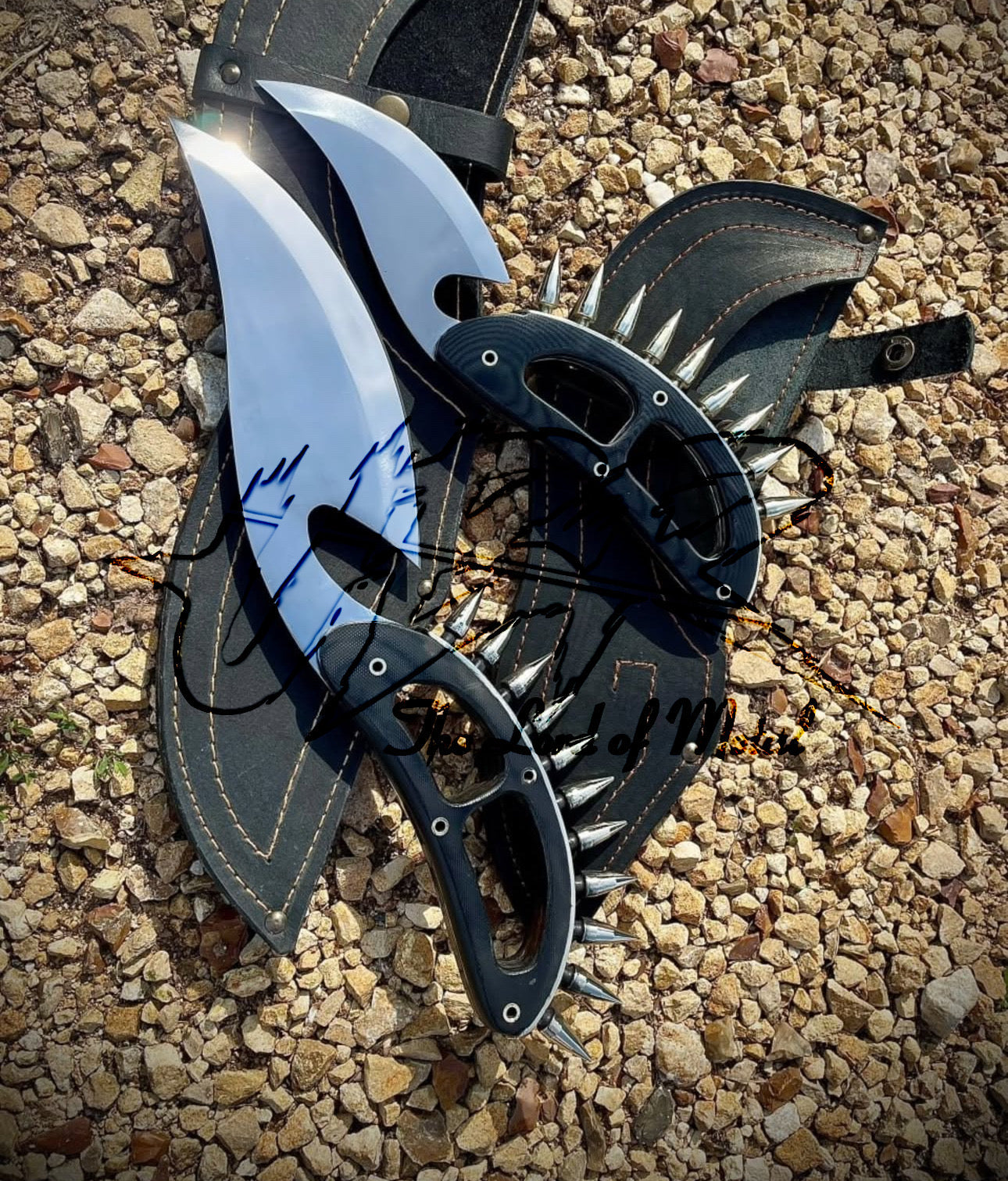 Slasher Knife - Mirror Polish Blade With Micarta Handle - Collectible Unique Blades Runner