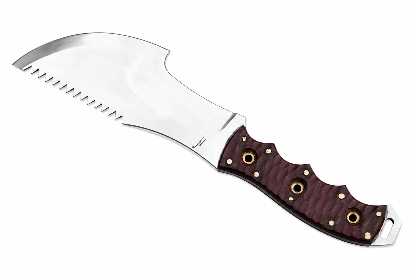 Tracker Knife with Sawback Spine & Micarta Handle Unique Blades Runner