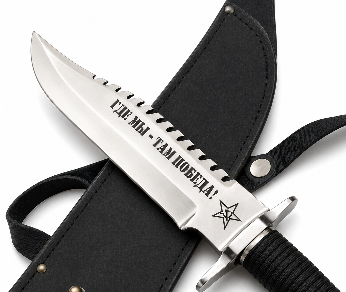 US Marines Knife | Handmade Survival Bowie Knife with Leather Sheath Unique Blades Runner
