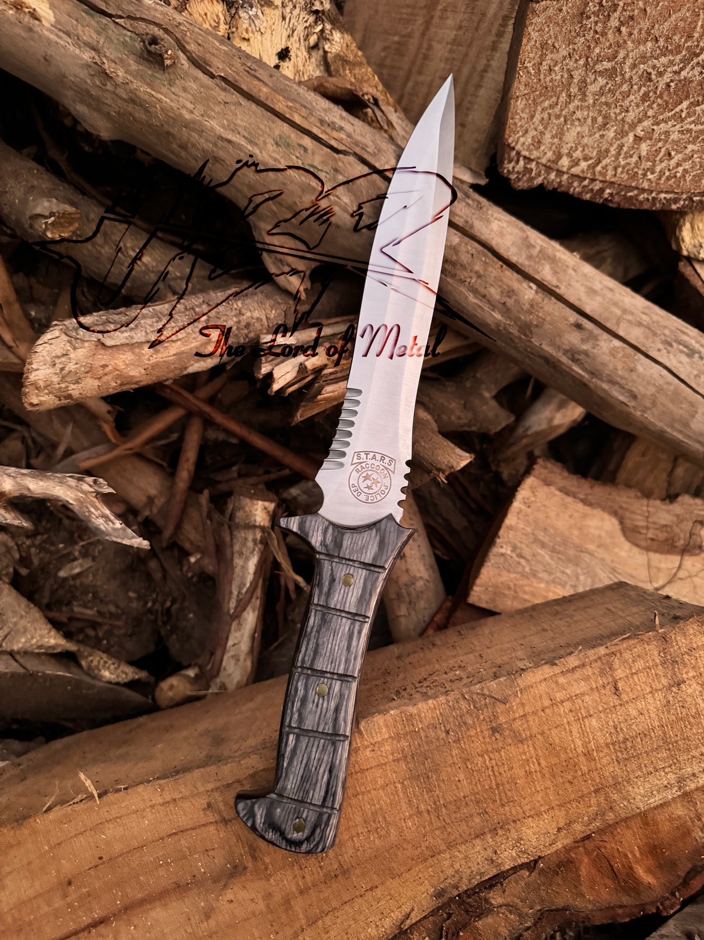 Custom Handmade RE4 Knife with Full Tang Stainless Steel Blade & Grip Handle Unique Blades Runner