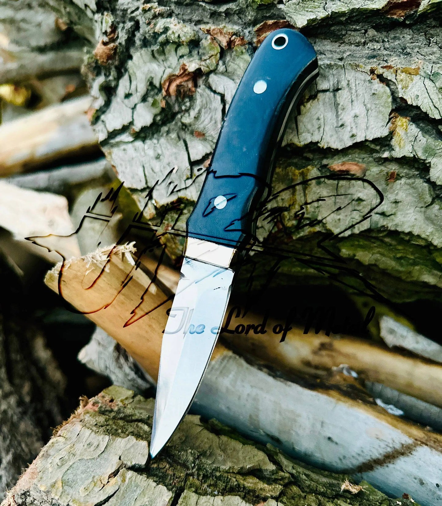 Custom Handmade D2 Steel Skinner Knife – Hunting Knife with Micarta Handle Unique Blades Runner