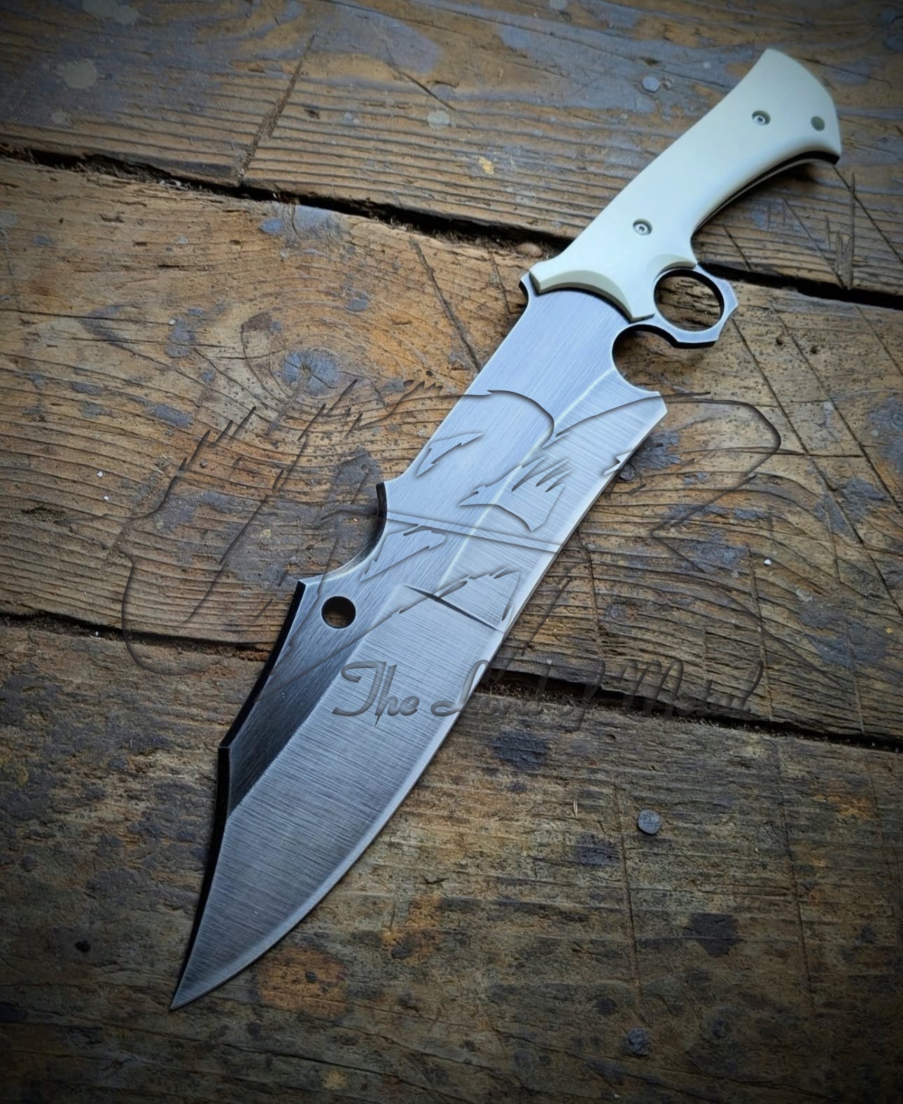 Custom Handmade Stainless Steel Bowie Knife | Hunting Knife with Sheath Unique Blades Runner