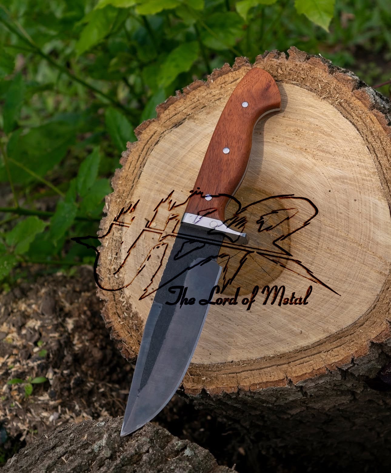 Custom Handmade Bowie Knife – High Carbon Steel with Leather Sheath Unique Blades Runner