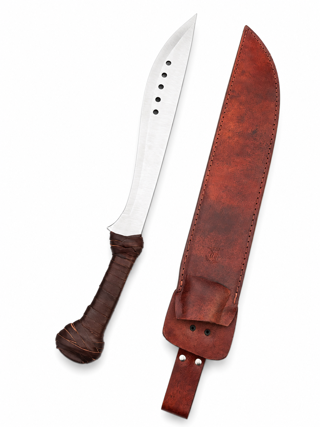 The Book of Eli Knife – Handmade Fixed Blade with Leather Handle Unique Blades Runner