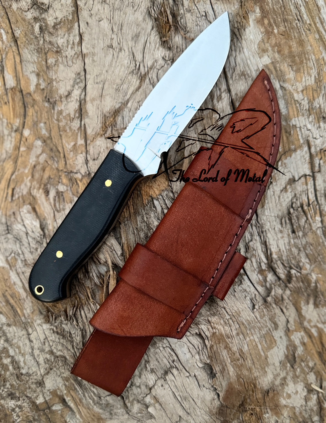 Custom Handmade Hunting Knife – Full Tang High Carbon Steel Blade with G10 Handle Unique Blades Runner