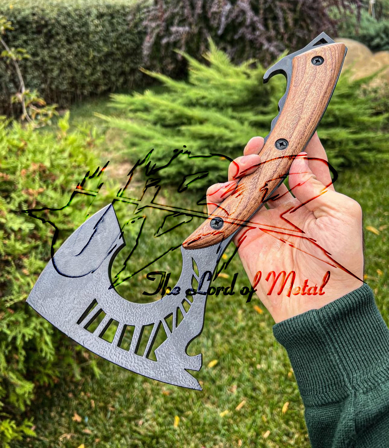 UBR Hand Forged Viking Tactical Axe | Carbon Steel Blade | Collectible Tool Unique Blades Runner