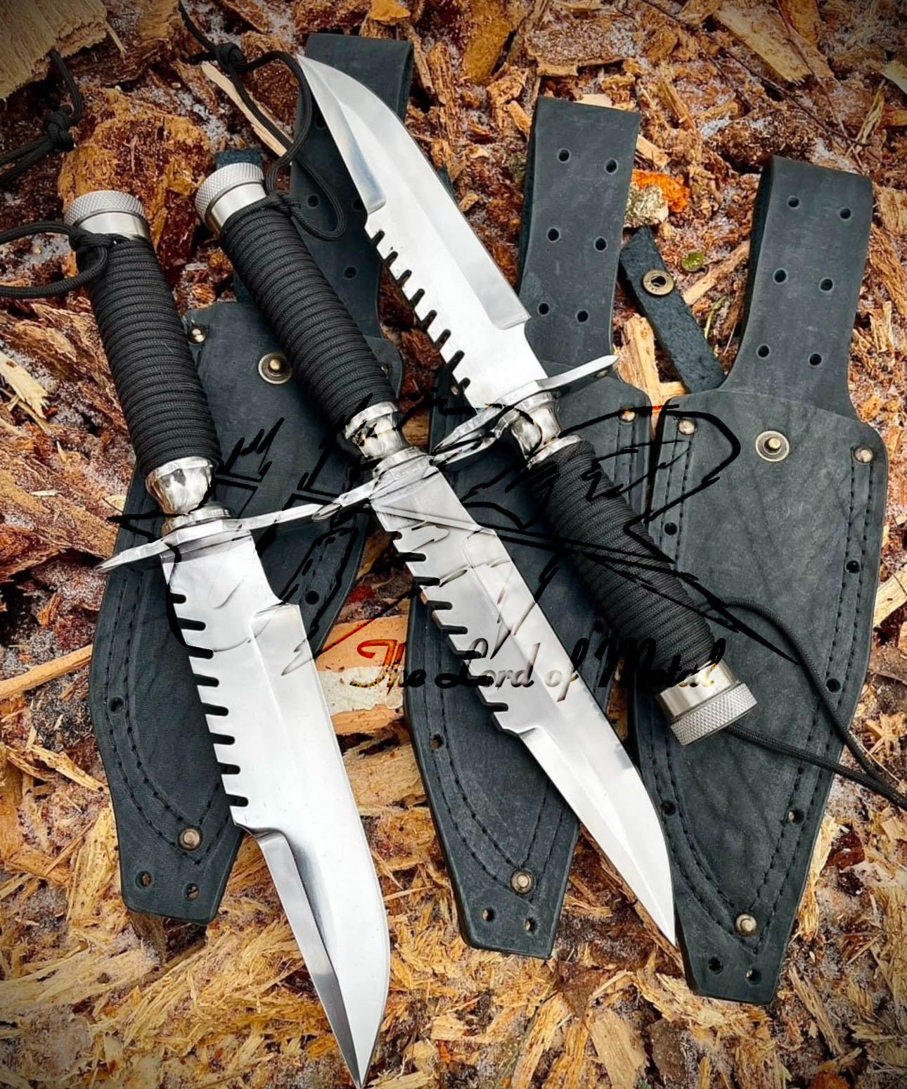 Lot of 3 Commando Movie Knife / Tactical Bowie Knife / Best Gift for Collectors Unique Blades Runner