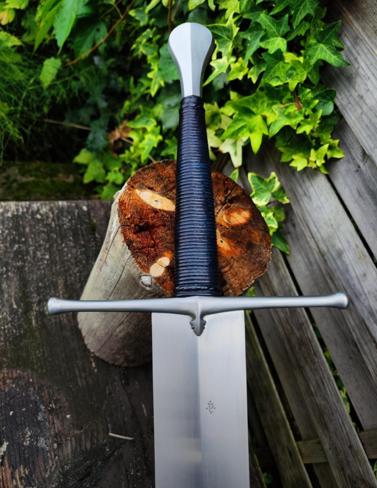 Two-Handed Kriegsmesser Sword / German Style / Full Tang Longsword Unique Blades Runner