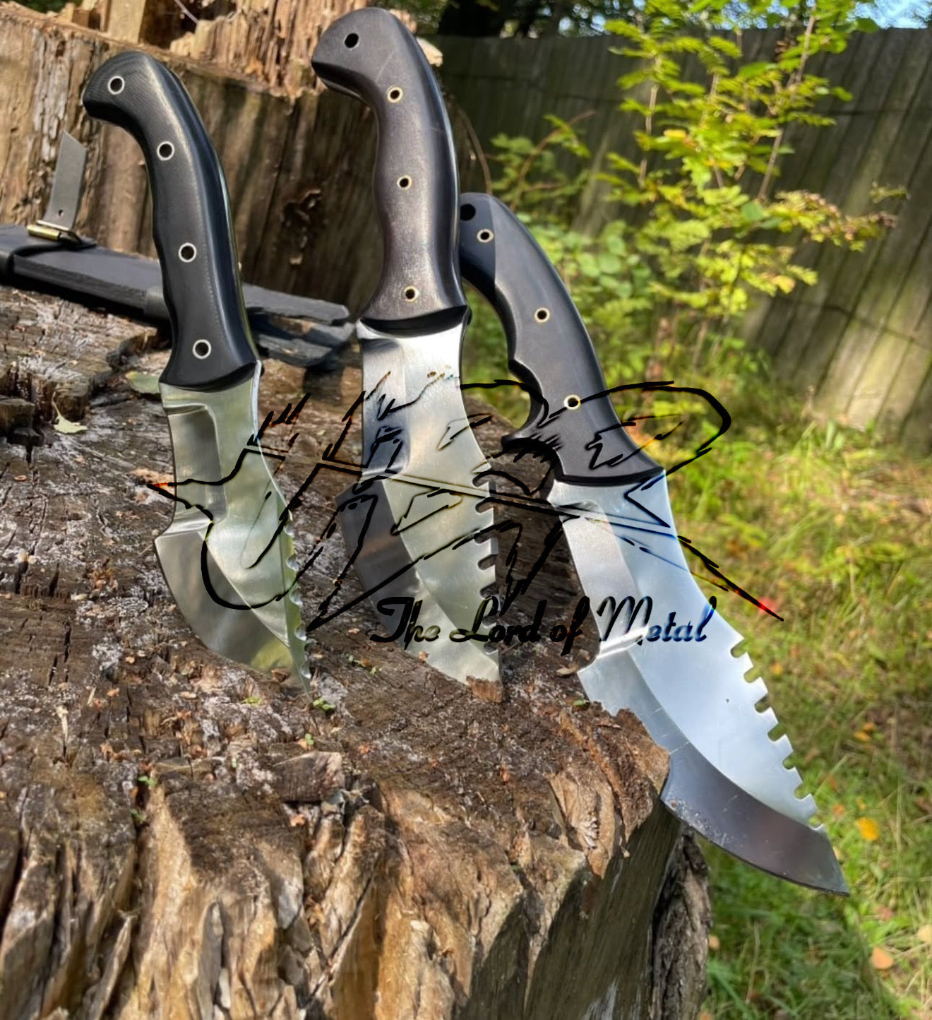 Custom Handmade Tracker Knives Set of 3 | Full Tang Hunting & Survival Knives Unique Blades Runner