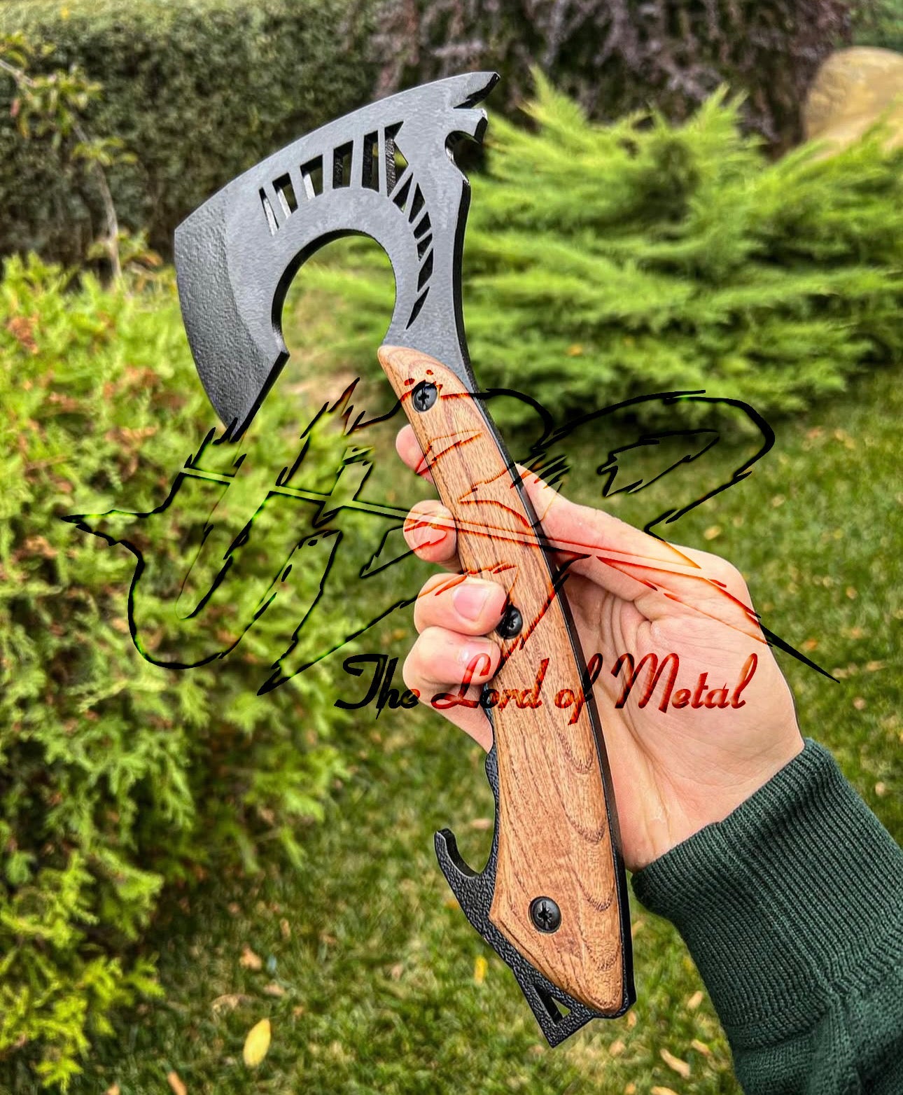 UBR Hand Forged Viking Tactical Axe | Carbon Steel Blade | Collectible Tool Unique Blades Runner