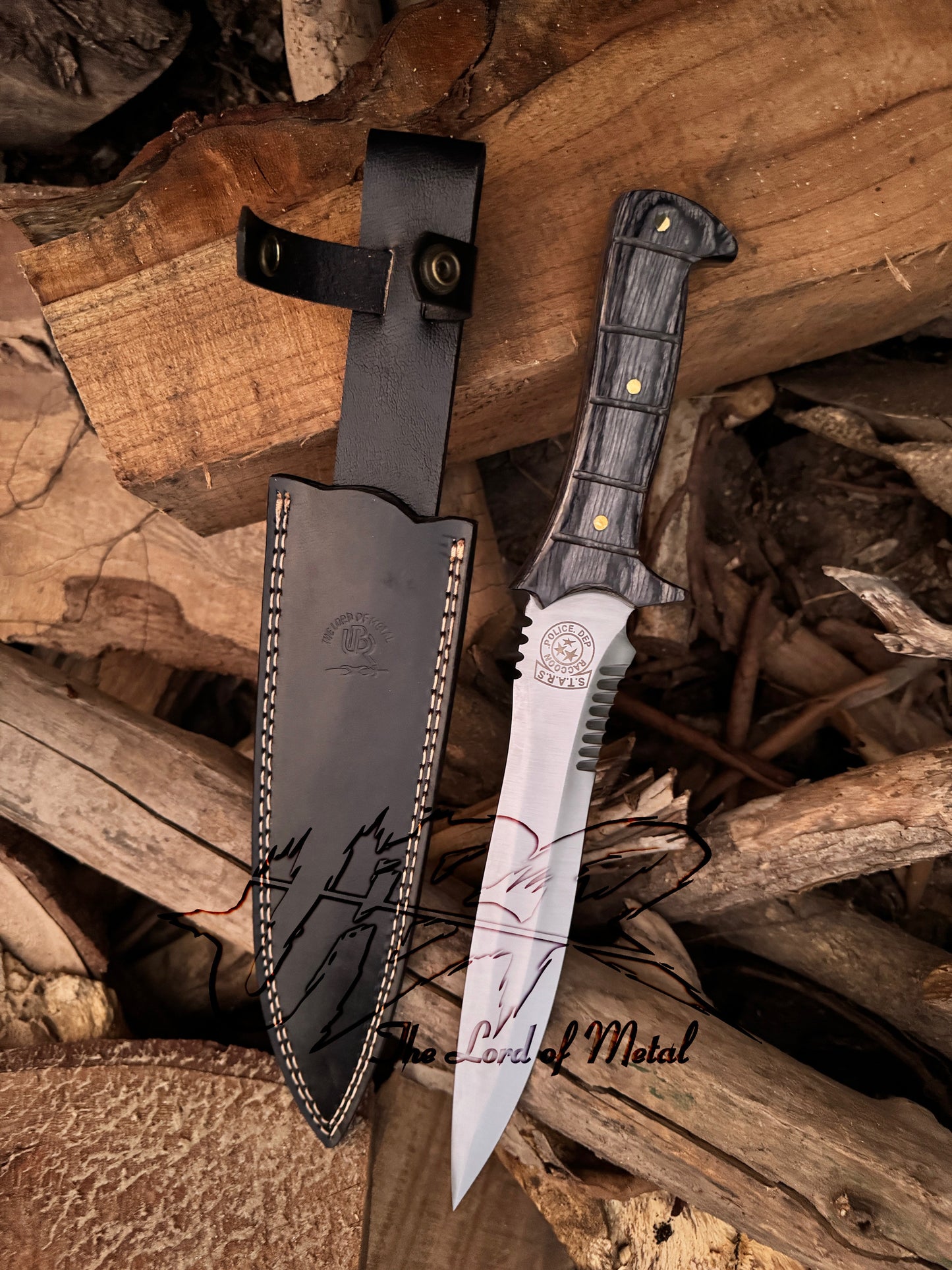 Custom Handmade RE4 Knife with Full Tang Stainless Steel Blade & Grip Handle Unique Blades Runner