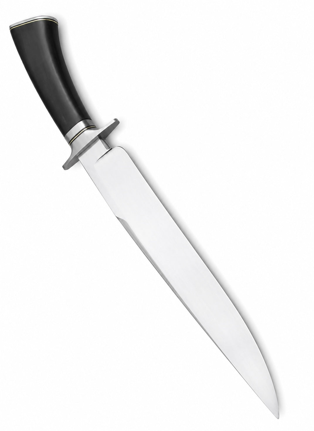 Large Bowie Knife – Handmade Fixed Blade with Black Handle Unique Blades Runner