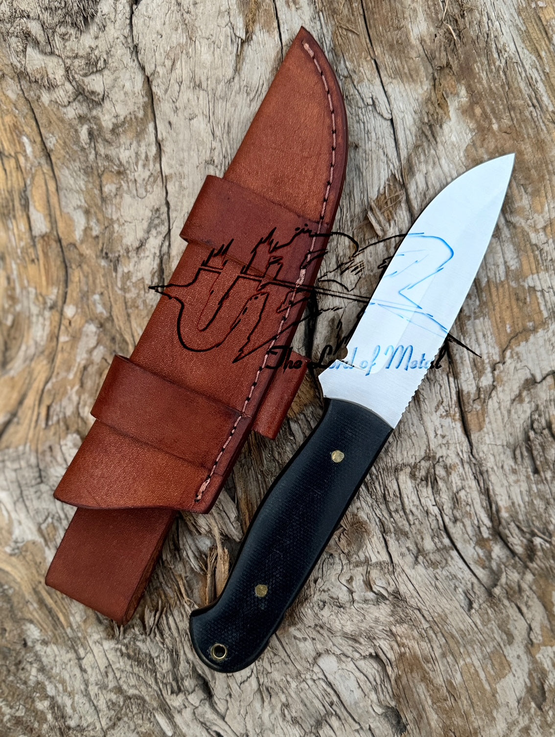 Custom Handmade Hunting Knife – Full Tang High Carbon Steel Blade with G10 Handle Unique Blades Runner
