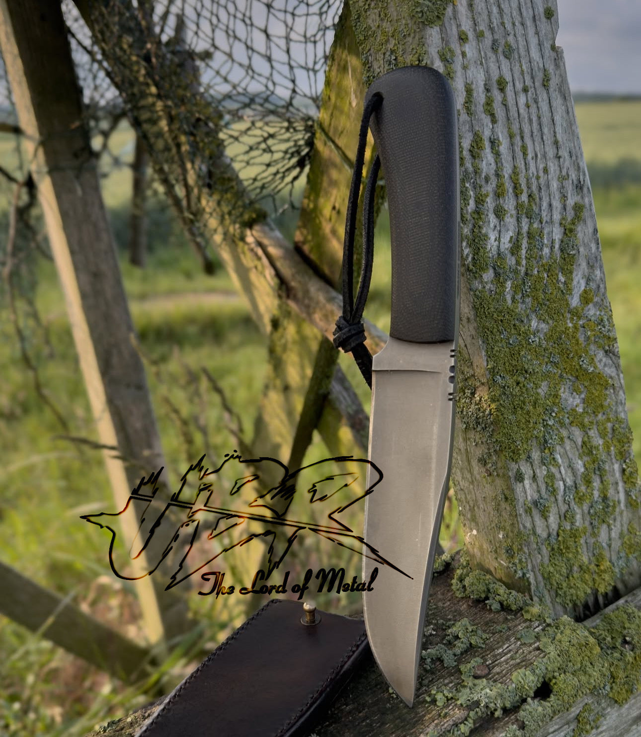 Custom Handmade Carbon Steel Bowie Knife with Leather Sheath Unique Blades Runner