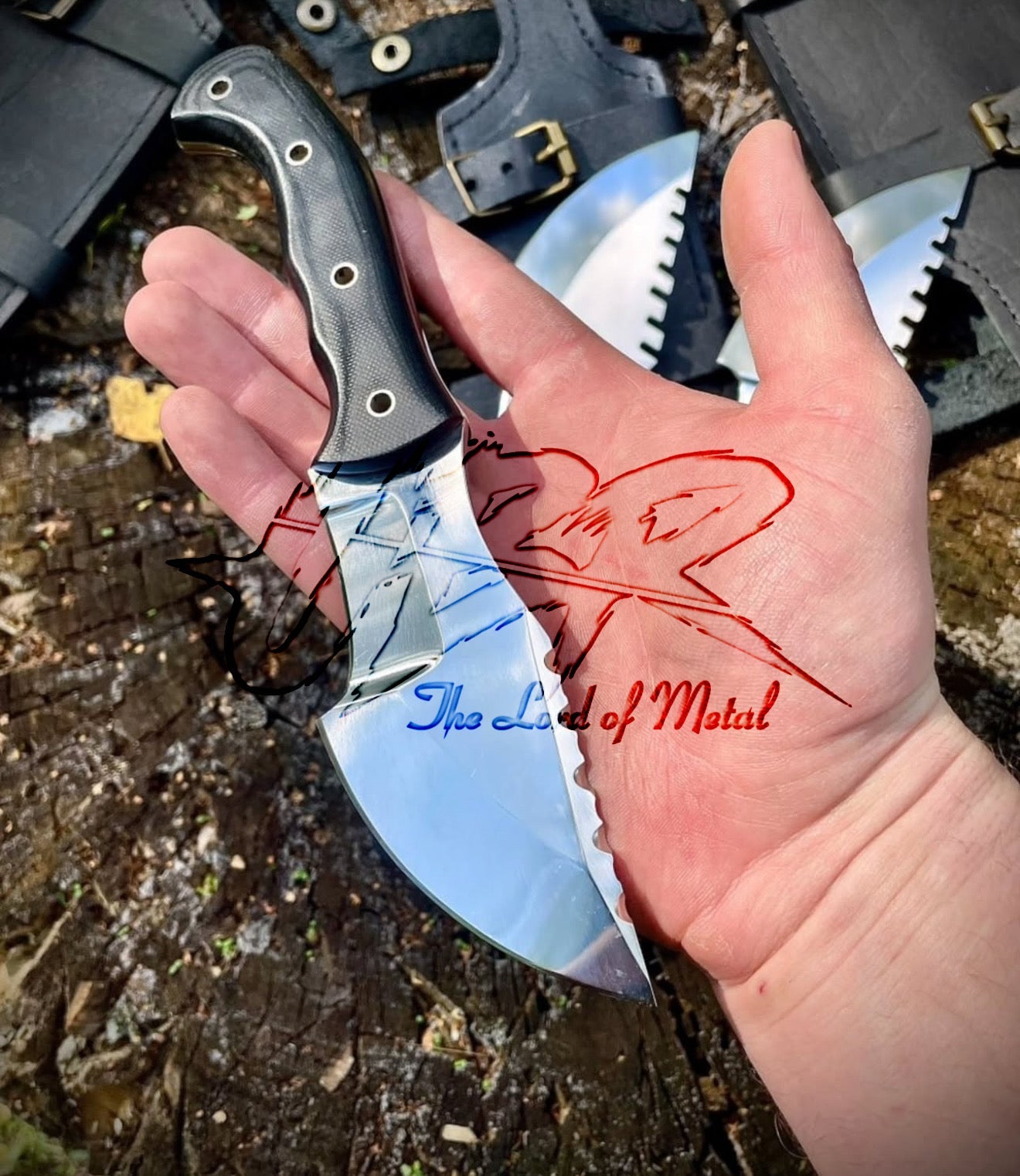 Custom Handmade Tracker Knives Set of 3 | Full Tang Hunting & Survival Knives Unique Blades Runner