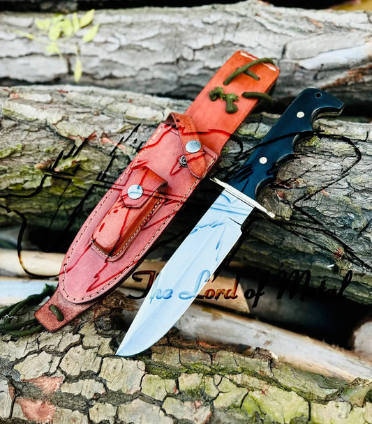 Custom Handmade Randall Knife D2 Tool Steel Bowie Knife – Micarta Handle Hunting Survival Knife