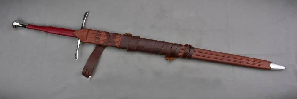Darksword Olbrecht German Longsword with Sword Belt – Collectible Sword Unique Blades Runner