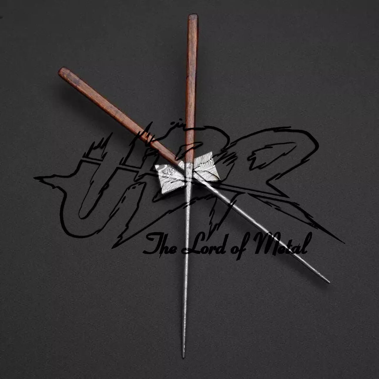 Damascus Steel Chopsticks