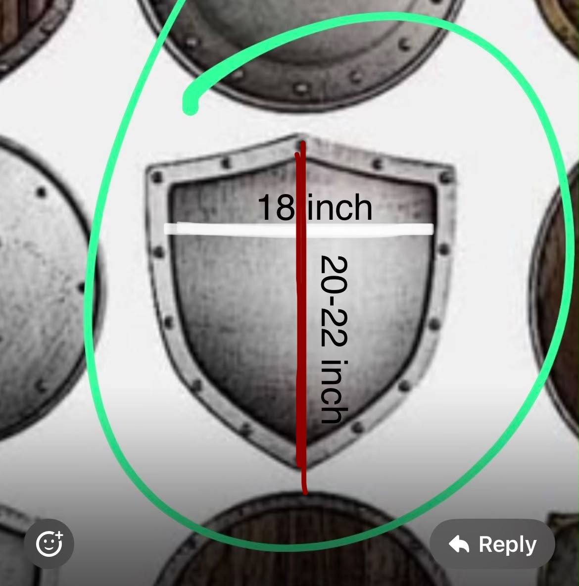Handmade shield