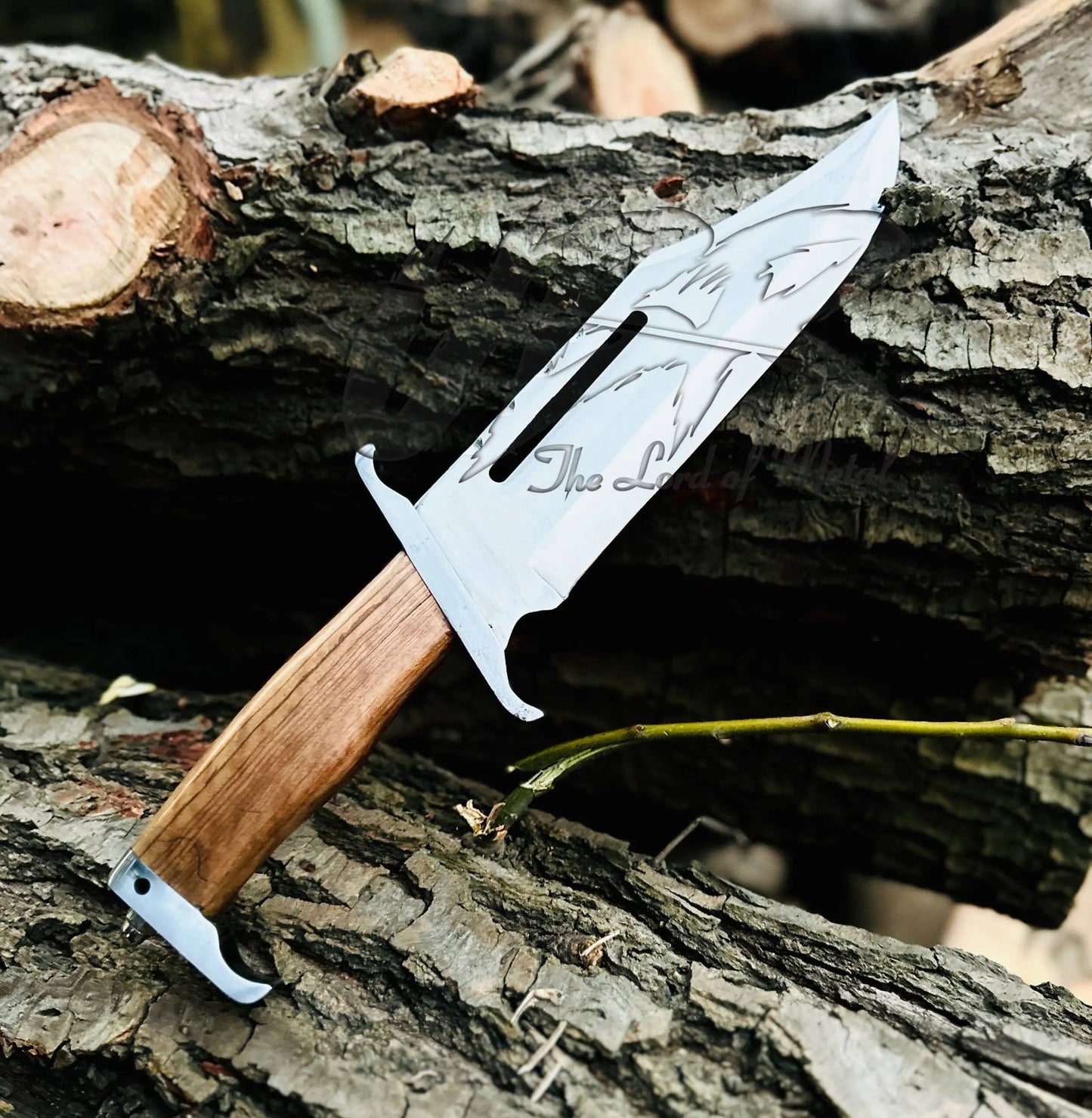 Rambo 3 Knife – Handmade D2 Tool Steel Survival Knife with Leather Sheath Unique Blades Runner