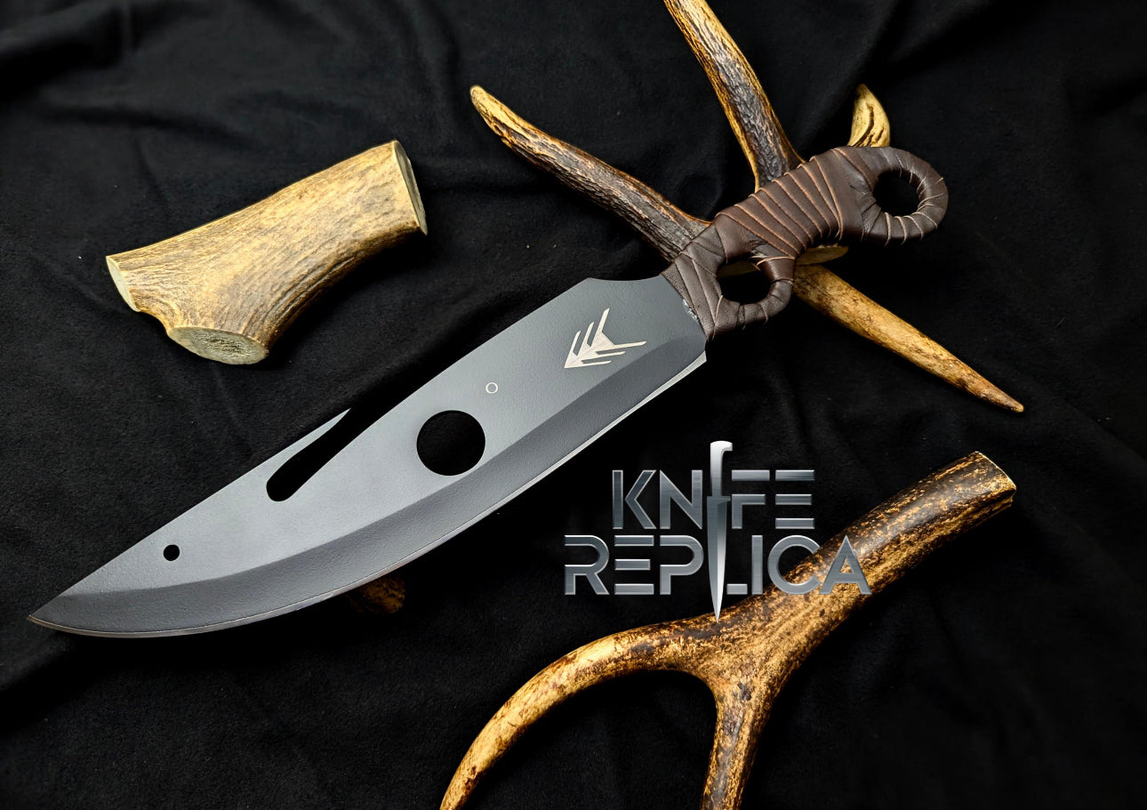 Destiny 2 knife - Hunting Gaming Knife Replica With High carbon Steel Blade And Micarta Handle Unique Blades Runner