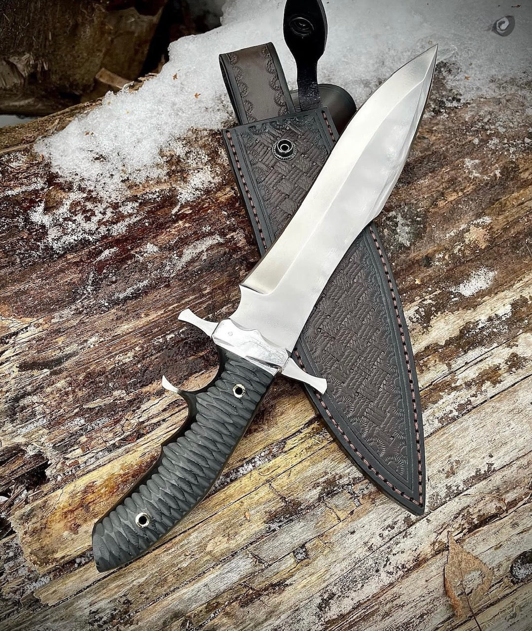 Rambo Last Blood Bowie Knife | Handmade Survival Hunting Knife with Sheath Unique Blades Runner