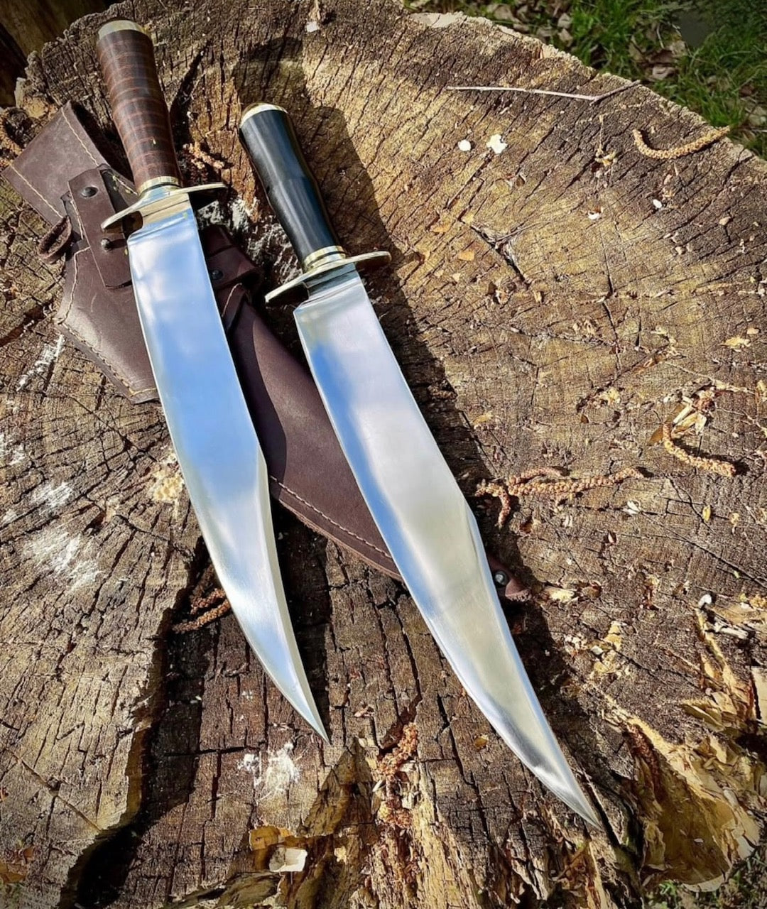 Colonel James Bowie Knife | Handmade Mirror Polish Classic Bowie with Sheath Unique Blades Runner