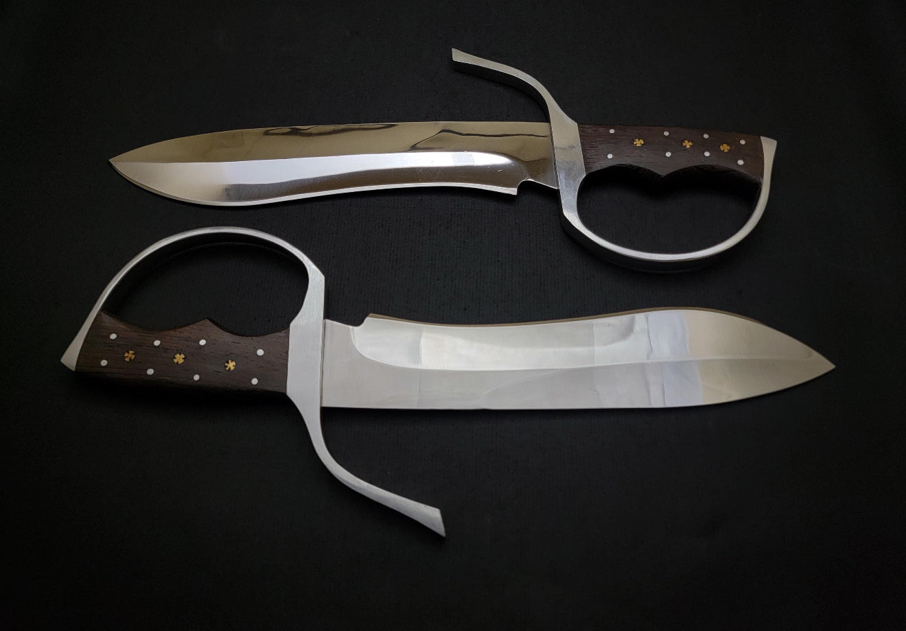 Wing Chun knife | IP Man Movie Knife Pair with Leather Sheath Unique Blades Runner