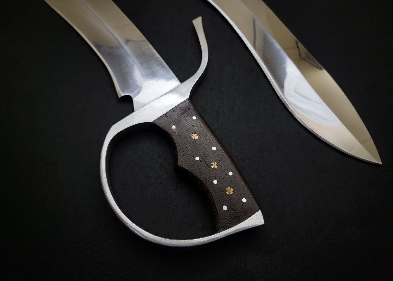 Wing Chun knife | IP Man Movie Knife Pair with Leather Sheath Unique Blades Runner