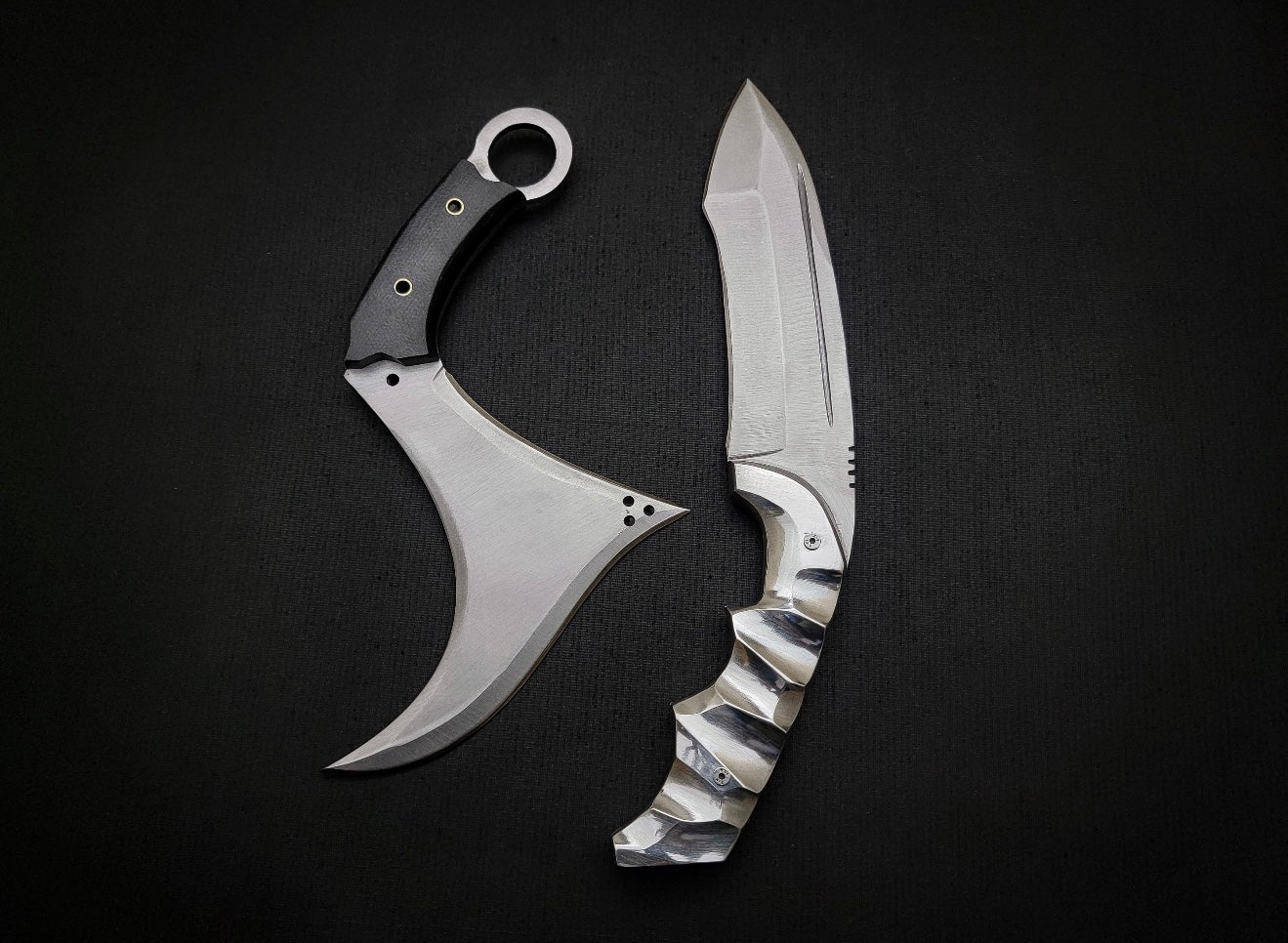 Tekken 8 Victor Chevalier Knives | Handmade Replica Set D2 Steel Unique Blades Runner