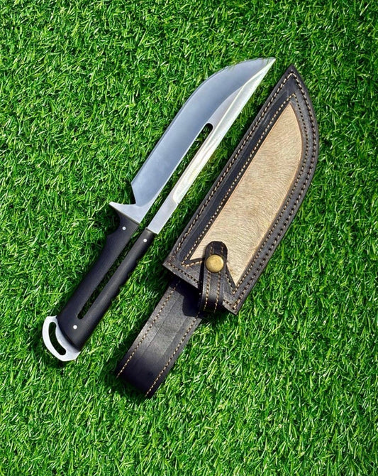 Cyberpunk Knife | Handmade Futuristic Knife with Leather Sheath Unique Blades Runner