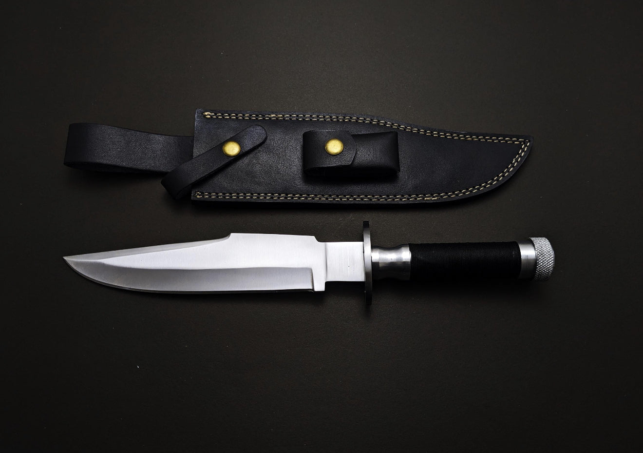 Jack Crain Predator Knife | Handmade Movie Replica with Leather Sheath Unique Blades Runner