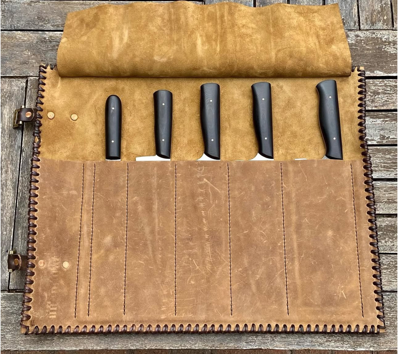 Custom Handmade Stainless Steel Chef Knife Set – Best Gift for Kitchen Unique Blades Runner
