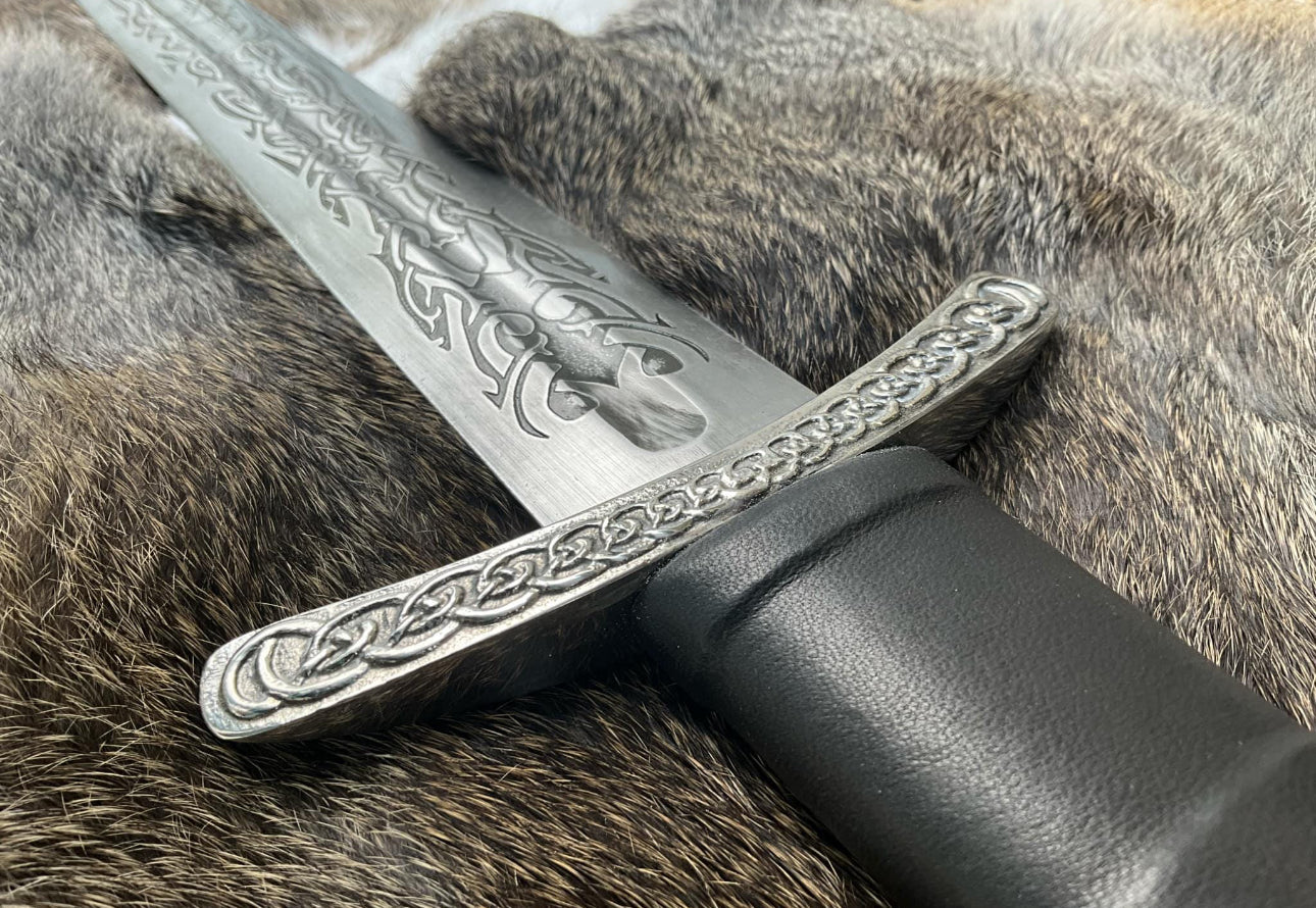 Celtic Knot Viking Sword | High Carbon Steel Custom Engraved Sword Unique Blades Runner