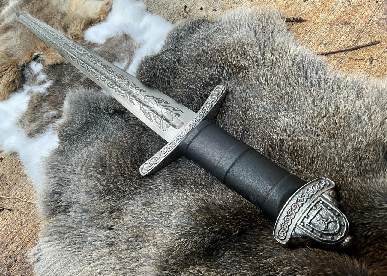 Celtic Knot Viking Sword | High Carbon Steel Custom Engraved Sword Unique Blades Runner