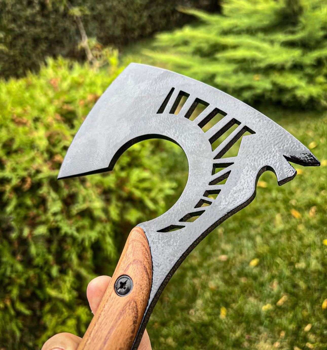 UBR Hand Forged Viking Tactical Axe | Carbon Steel Blade | Collectible Tool Unique Blades Runner