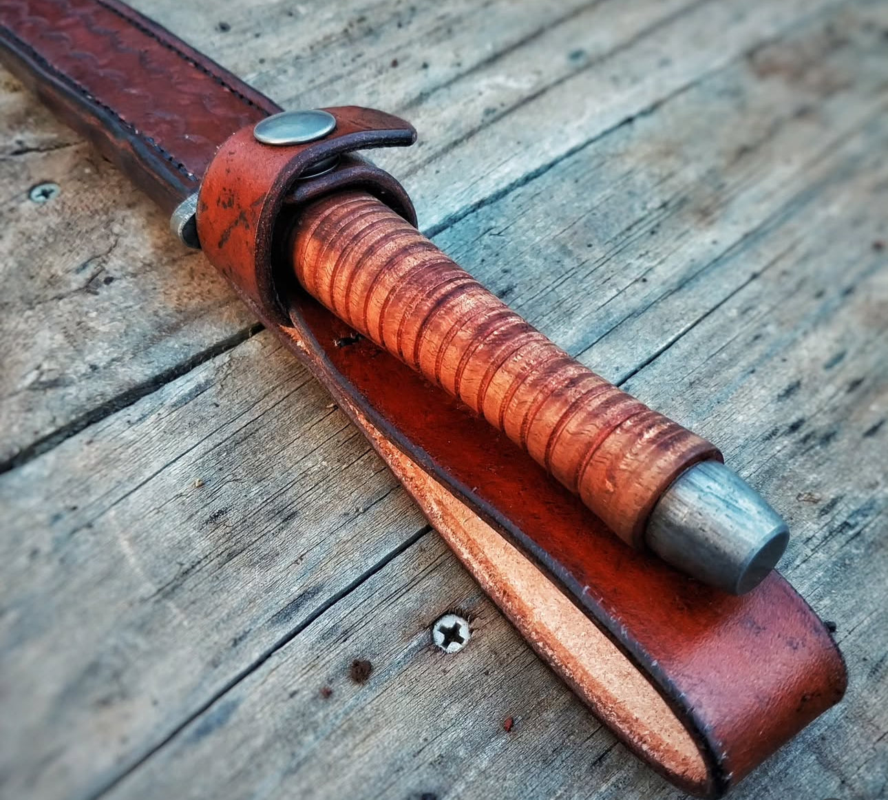Custom Handmade Fairbairn Sykes Knife With Leather Sheath Unique Blades Runner