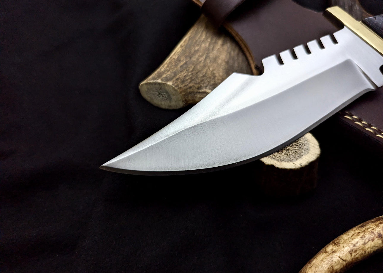 Walking Dead Bowie Knife Replica with Finger Grip – Best Gift Idea Unique Blades Runner