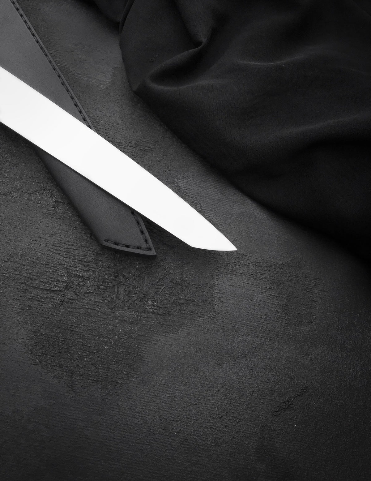 Brisket Cutting Knife – Handmade 14 Inch 440C Blade & Leather Sheath