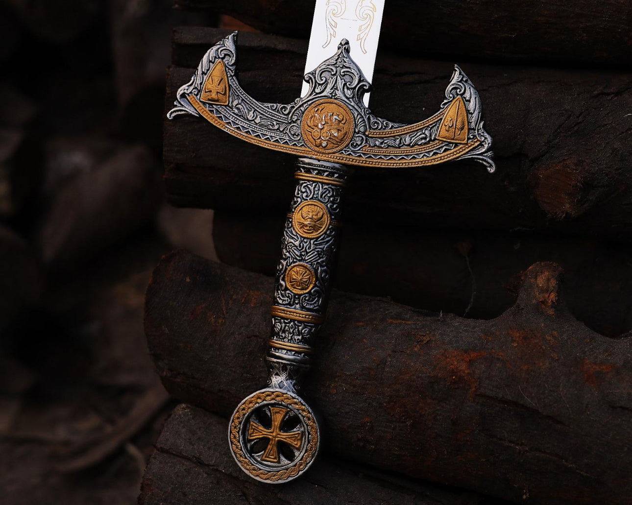 Crusader Sword Replica | Handmade Fantasy Sword for Collectors Display Unique Blades Runner