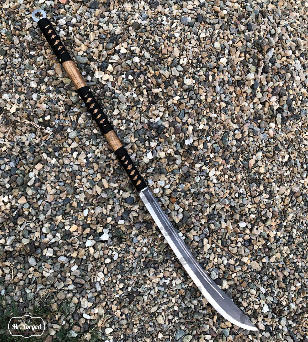 70" Japanese Naginata Sword Carbon Steel Fantasy Blade for Collectors Unique Blades Runner