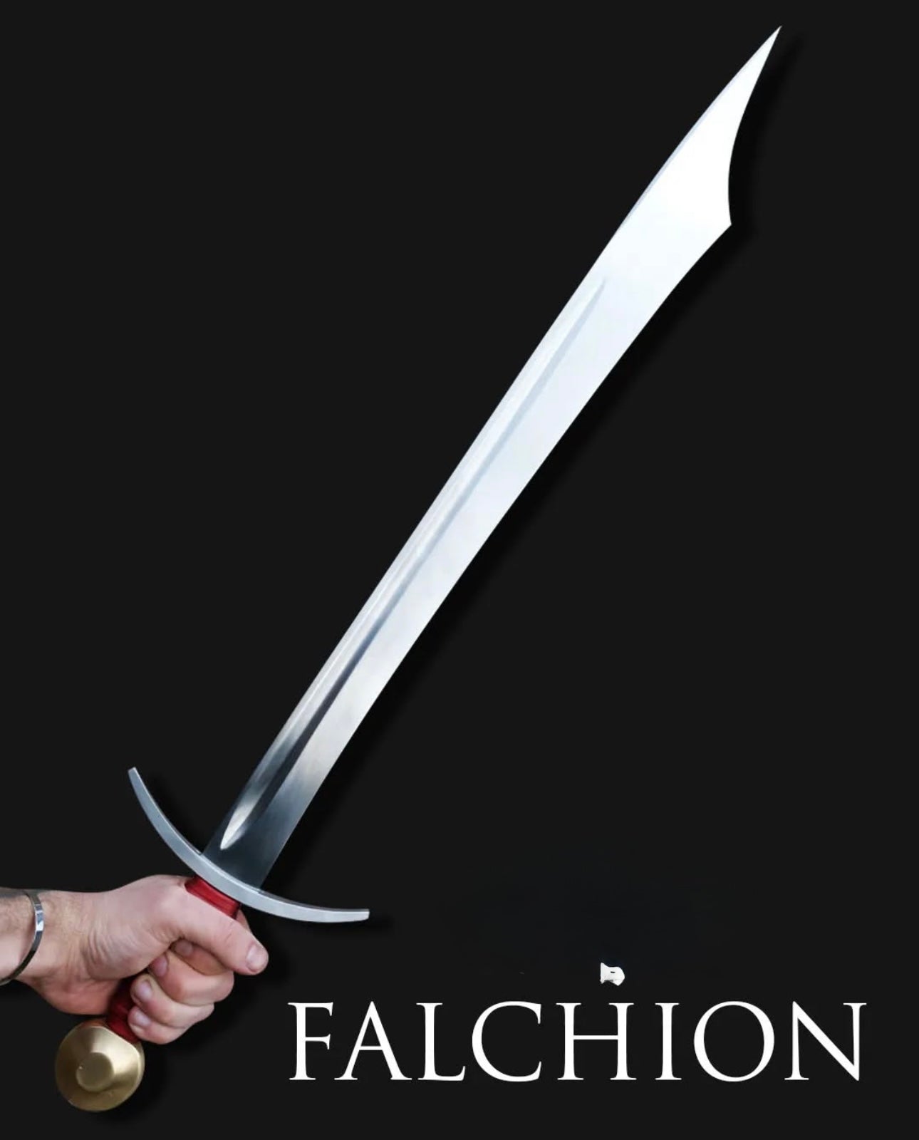 The Metzger Falchion Sword Stainless Steel | Medieval Curved Blade Replica Unique Blades Runner