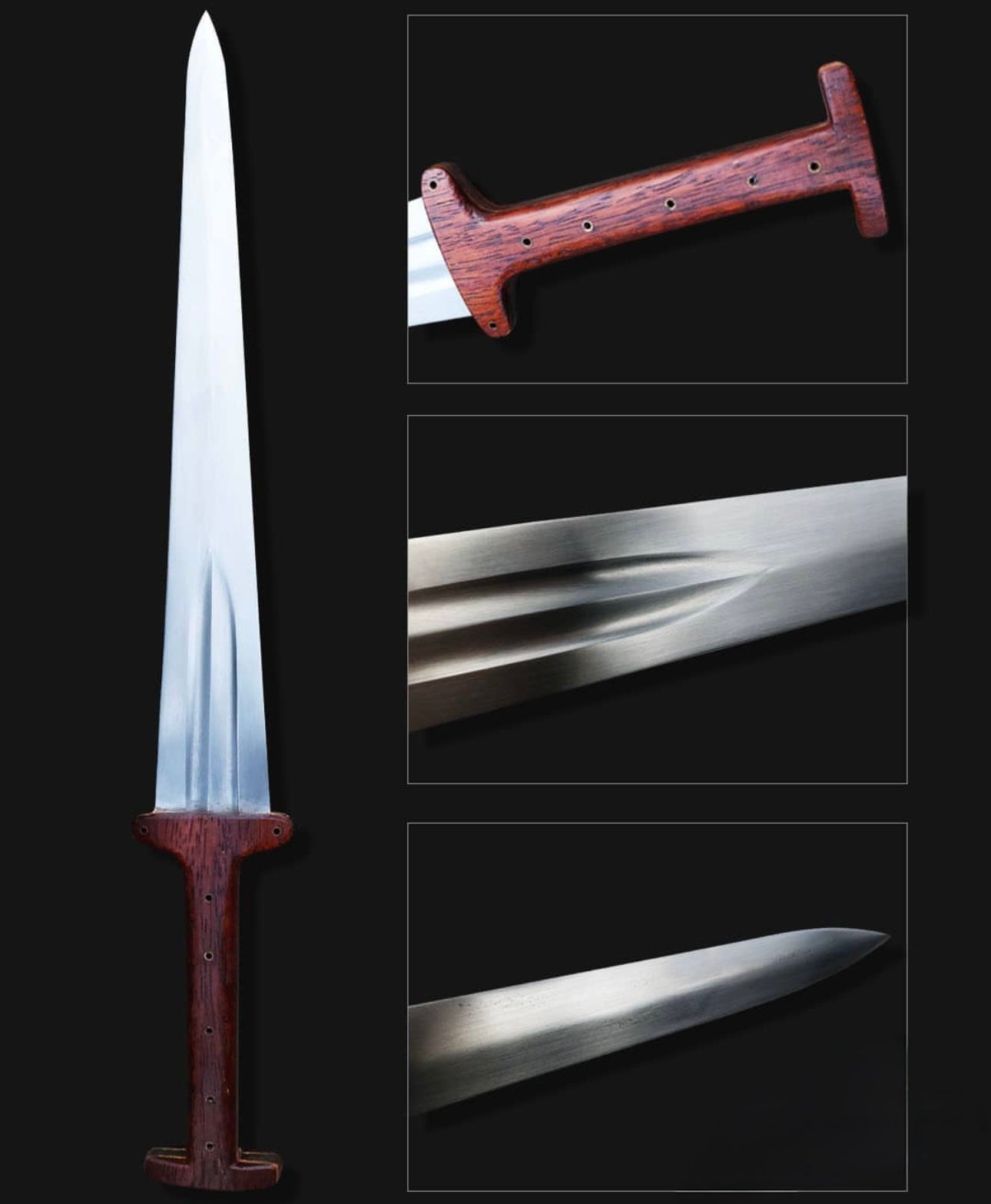 Laufer Baselard Sword Stainless Steel Replica | Medieval Baselard for Sale