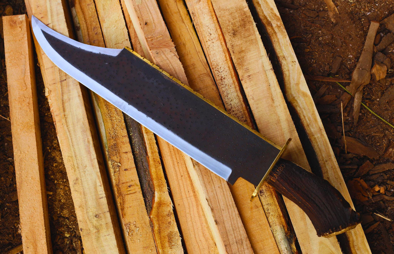Custom Handmade Heavy Bowie Knife with Stag Antler Handle Unique Blades Runner