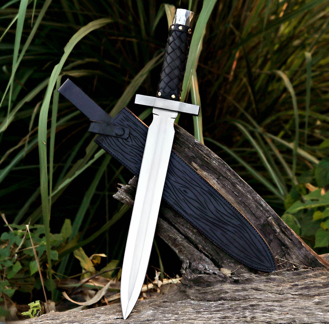 Handmade Mithril Dagger Knife | Fantasy Inspired Stainless Steel | Collectible Gift Unique Blades Runner