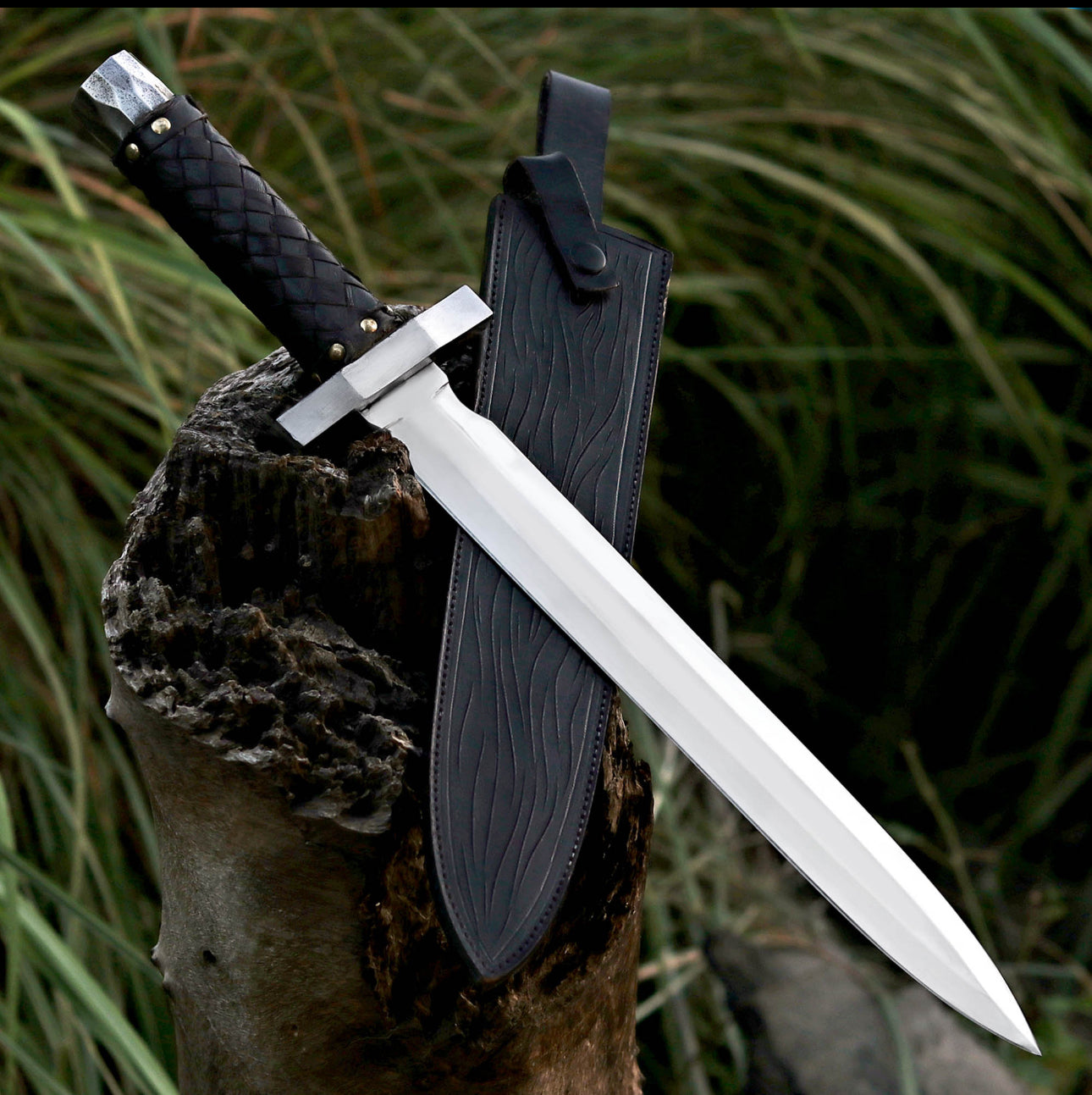 Handmade Mithril Dagger Knife | Fantasy Inspired Stainless Steel | Collectible Gift Unique Blades Runner