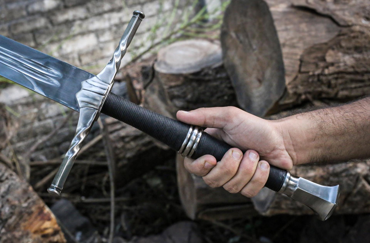 The Witcher Geralt Sword Replica | Handmade Steel Sword for Collectors Unique Blades Runner