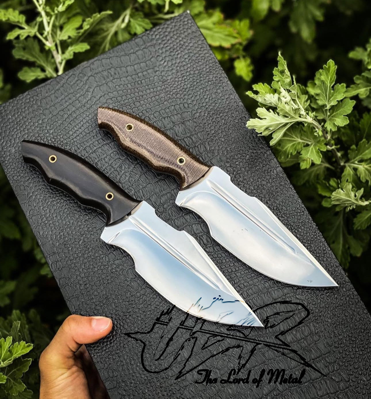 Mirror Polish Tactical Knife Set