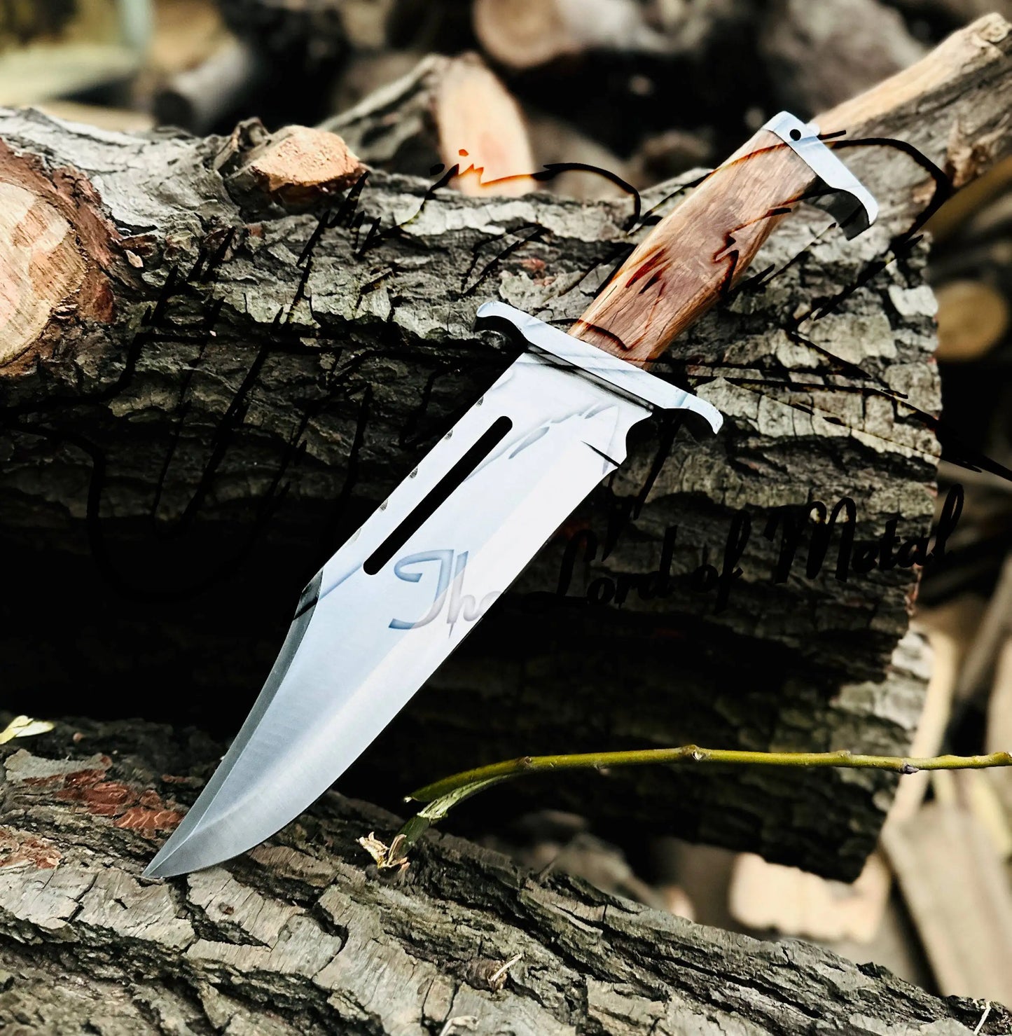 Rambo 3 Knife – Handmade D2 Tool Steel Survival Knife with Leather Sheath